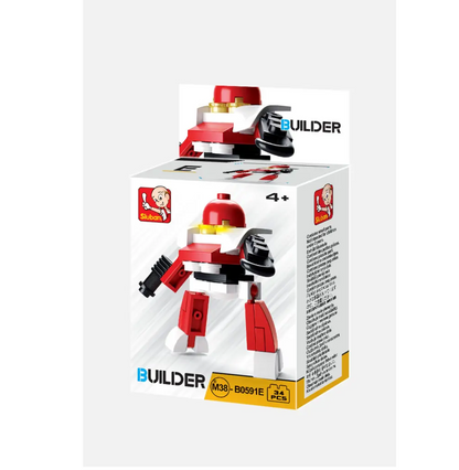 Sluban Builder Mini Building Brick Kit | 1 Random Design