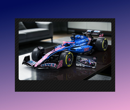 CaDA BWT Alpine F1 Team A525 Racing Car - 1:8 Scale Brick Model Kit