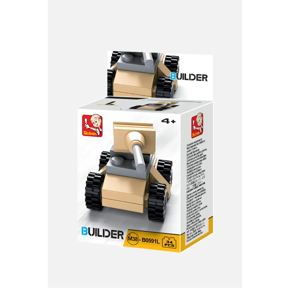 Sluban Builder Mini Building Brick Kit | 1 Random Design