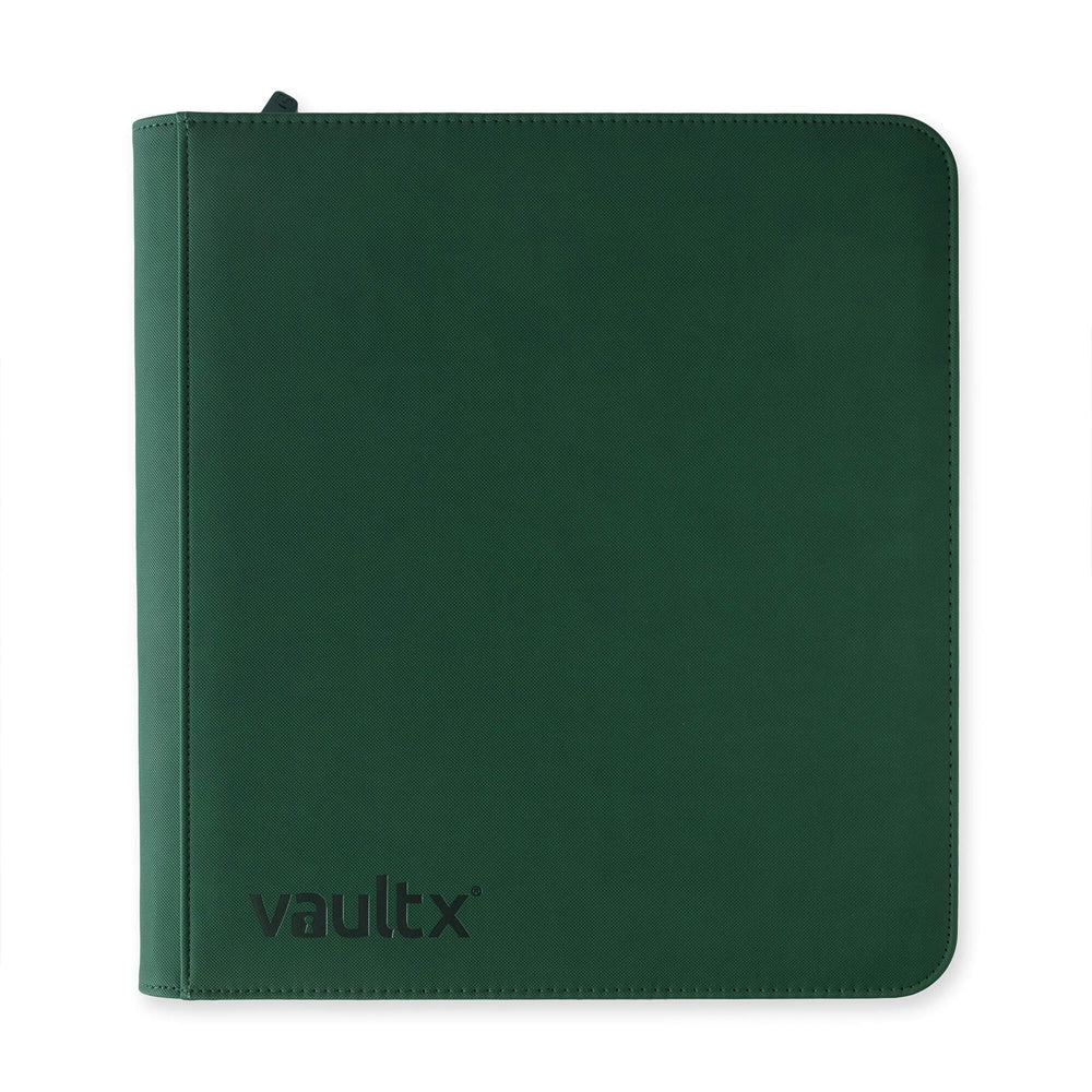 Forest Green Vaultx 12-Pocket Zip Binder