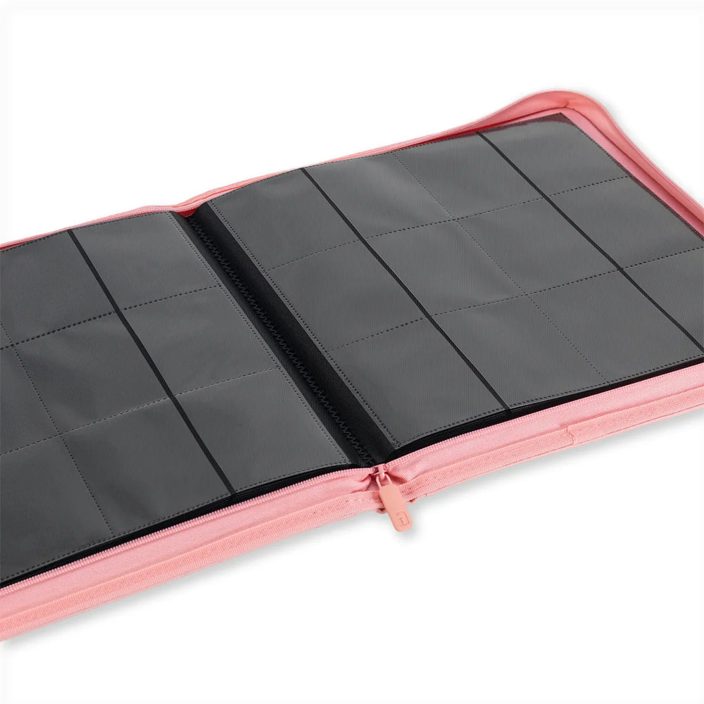Interior Pages Pink Vaultx Zip Binder 12 Pocket