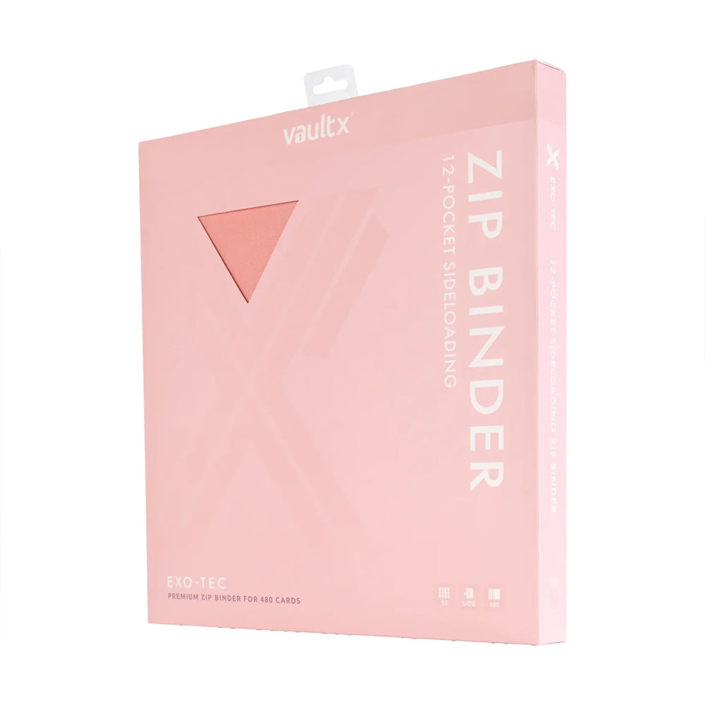 Just Pink Vaultx 12-Pocket Zip Binder Boxed