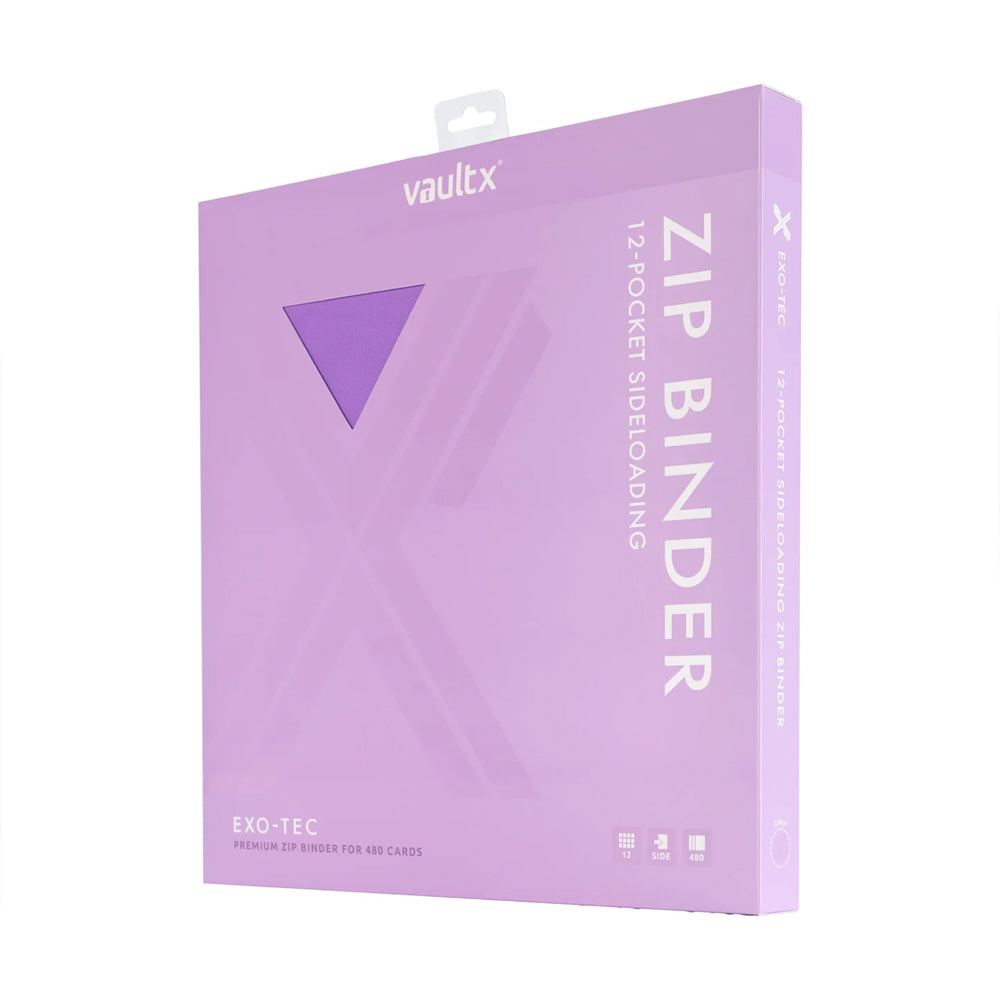 Just Purple Vaultx 12-Pocket Zip Binder Boxed