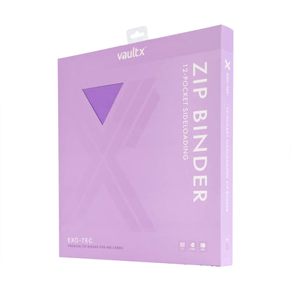 Just Purple Vaultx 12-Pocket Zip Binder Boxed