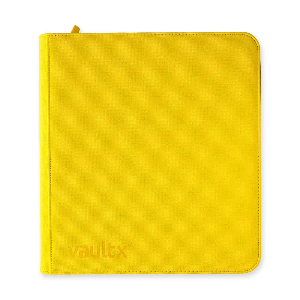 Sunrise Yellow Vaultx 12-Pocket Zip Binder