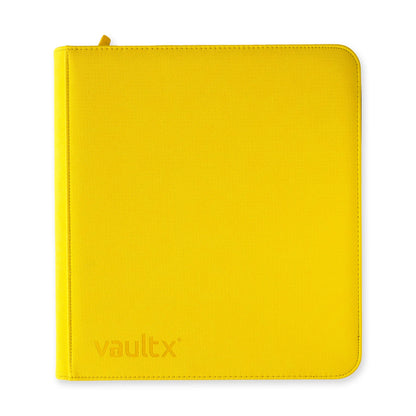 Sunrise Yellow Vaultx 12-Pocket Zip Binder