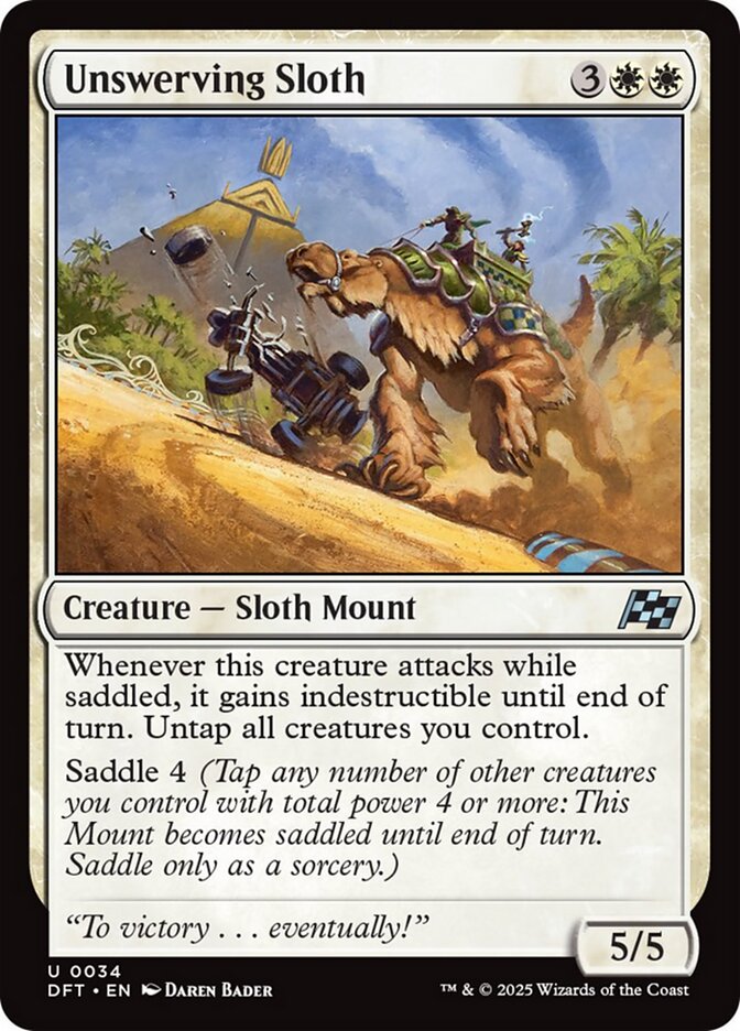 Unswerving Sloth Aetherdrift #034