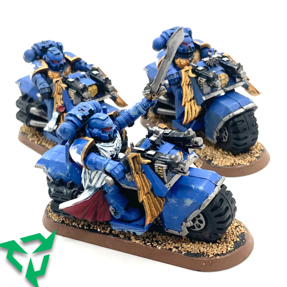 Ultramarines Bikes x3 - Painted (Trade-In)