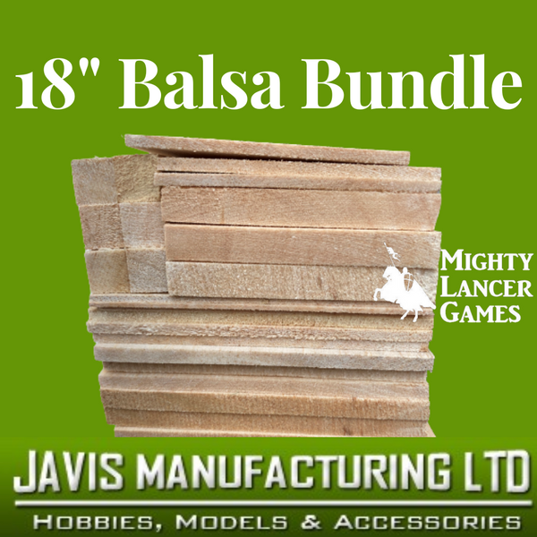 Giant 18" Balsa Wood Bundle