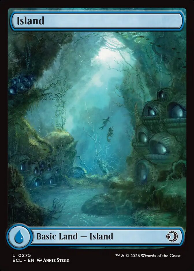 Island Lorwyn Full Art Basic Land Lorwyn Eclipsed #275