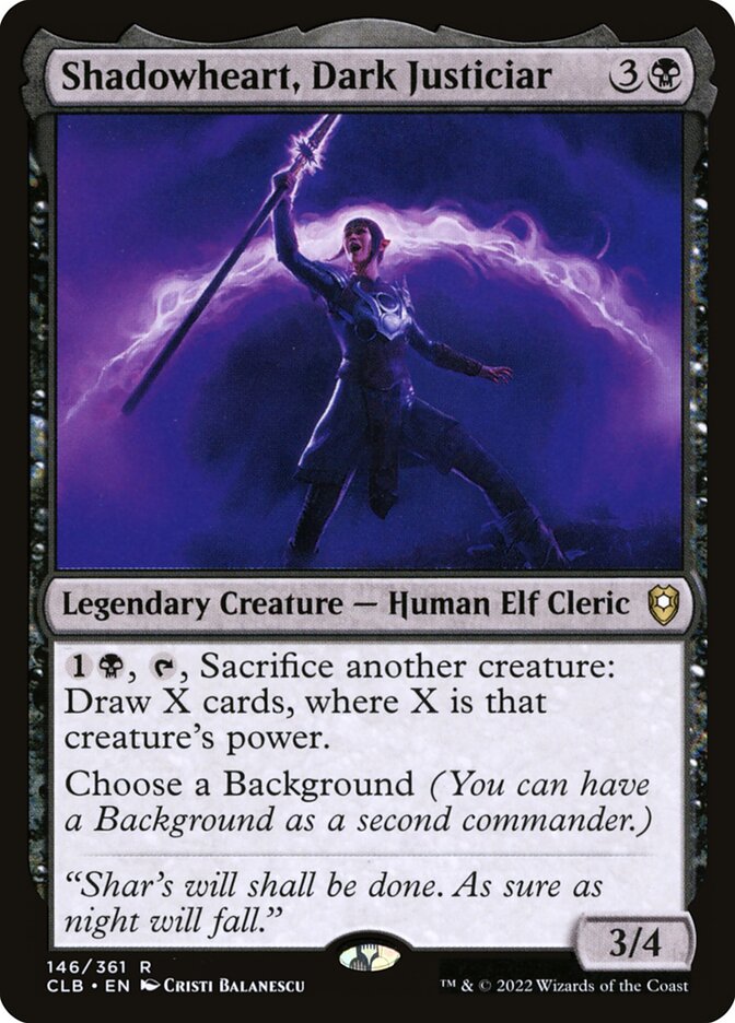 Shadowheart, Dark Justiciar - Commander Legends #146 Card Front