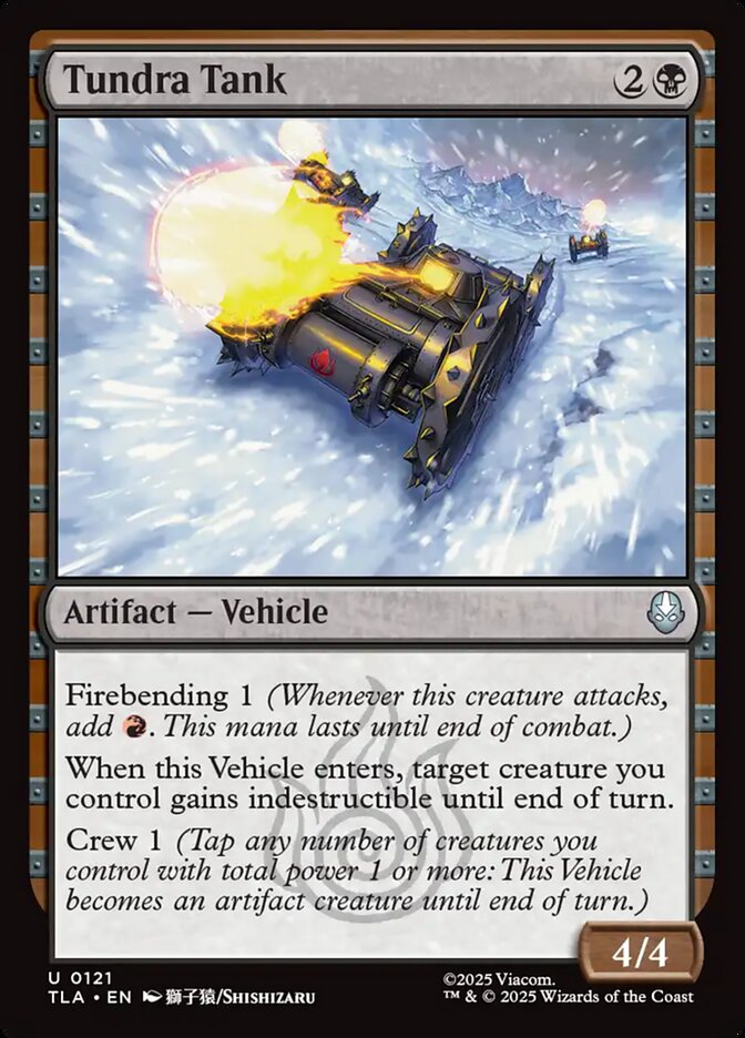 Tundra Tank Avatar The Last Airbender #121 MTG Single Card Front