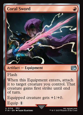 Coral Sword Final Fantasy #134