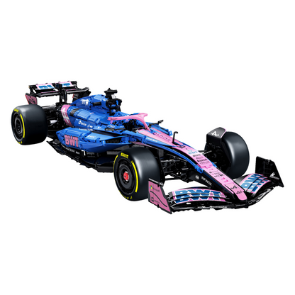 CaDA BWT Alpine F1 Team A525 Racing Car - 1:8 Scale Brick Model Kit