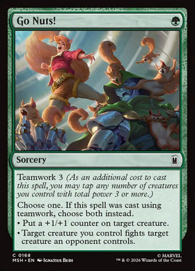 Marvel Superheroes Go Nuts! Card...