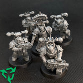 Assembled Chaos Space Marines x5...