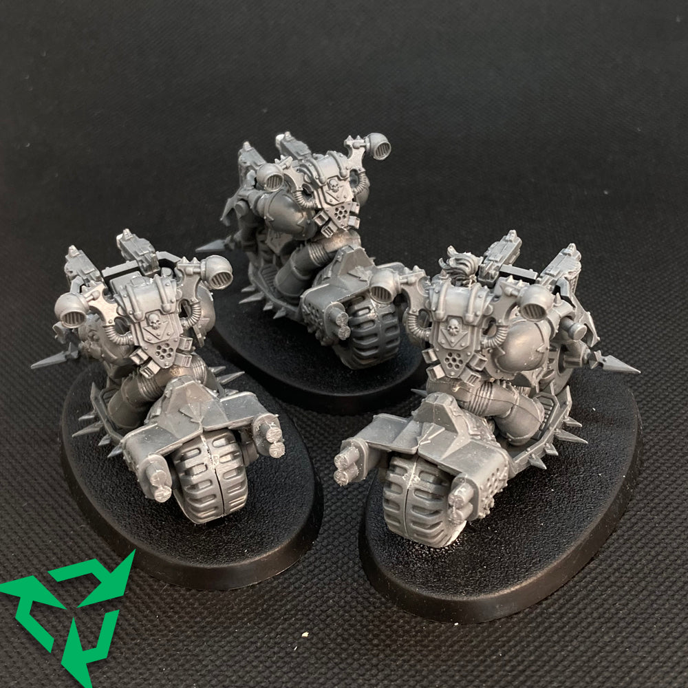 Cheap Assembled Chaos Space Marine Bikers