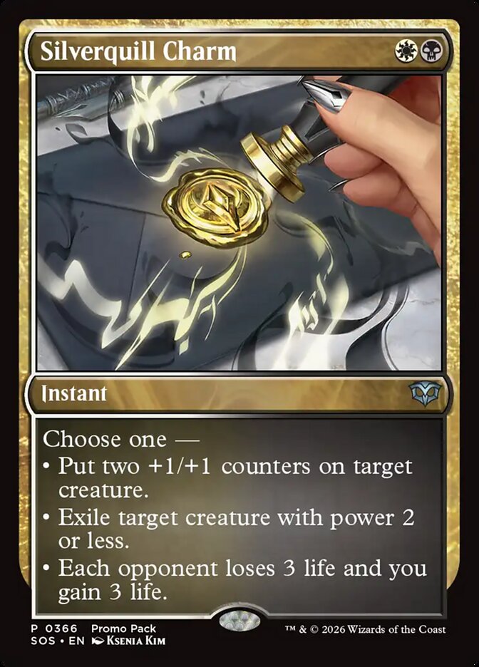 Silverquill Charm Secrets of Strixhaven Promo #366Card Front