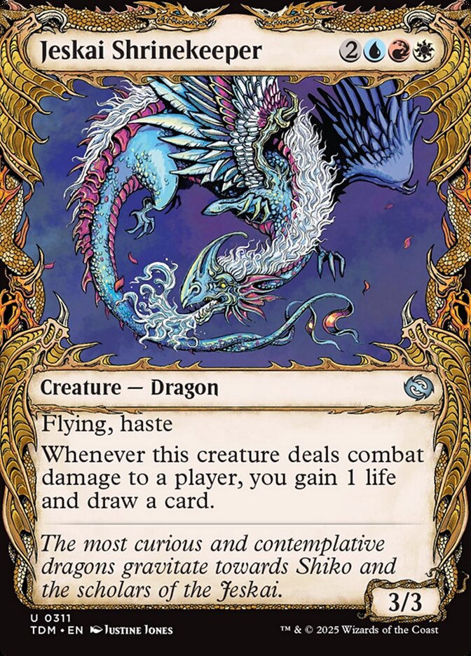 Showcase Jeskai Shrinekeeper Tarkir Dragonstorm #311