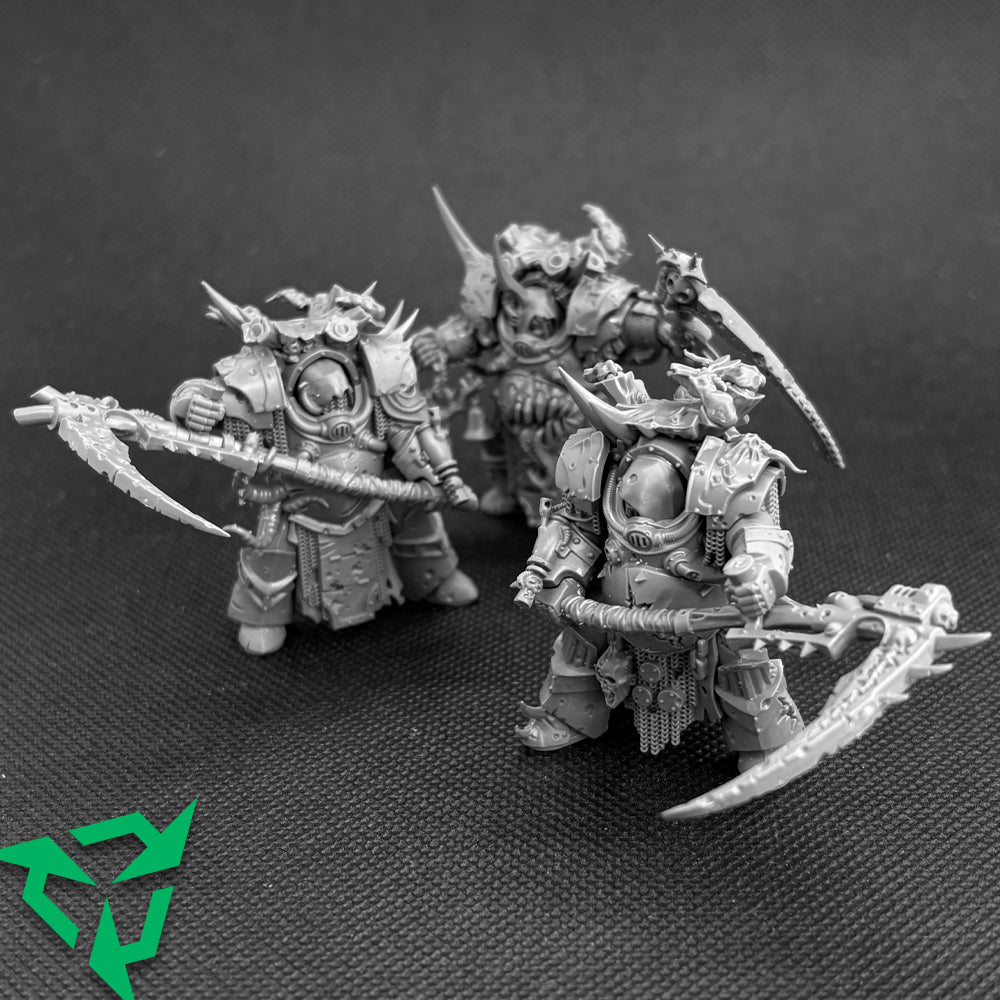 Assembled Deathshroud Terminators