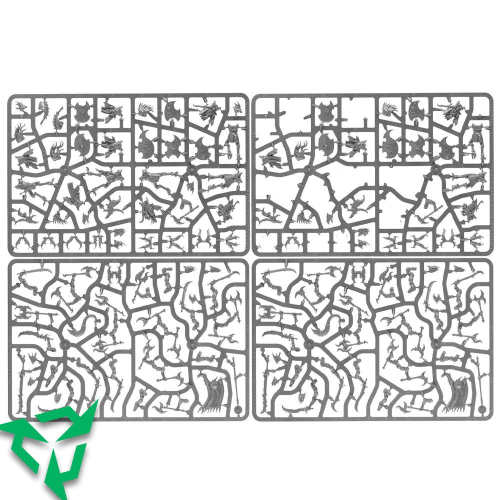 10x Tzaangors Part Assembled