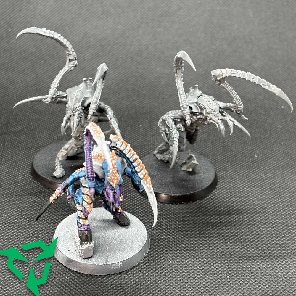 Preloved Tyranids Von Ryan's Leapers - Part Painted