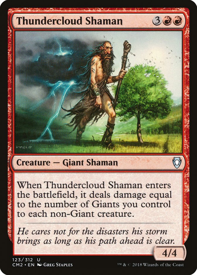 Thundercloud Shaman - Commander Anthology 2 #123