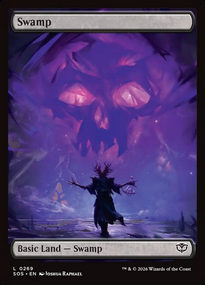 Swamp Secrets of Strixhaven Full Art Basic Land #269Card Front
