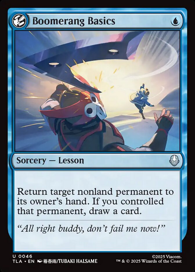 Boomerang Basics Avatar The Last Airbender #046 MTG Single Card Front