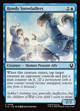 Rowdy Snowballers Avatar The Las...