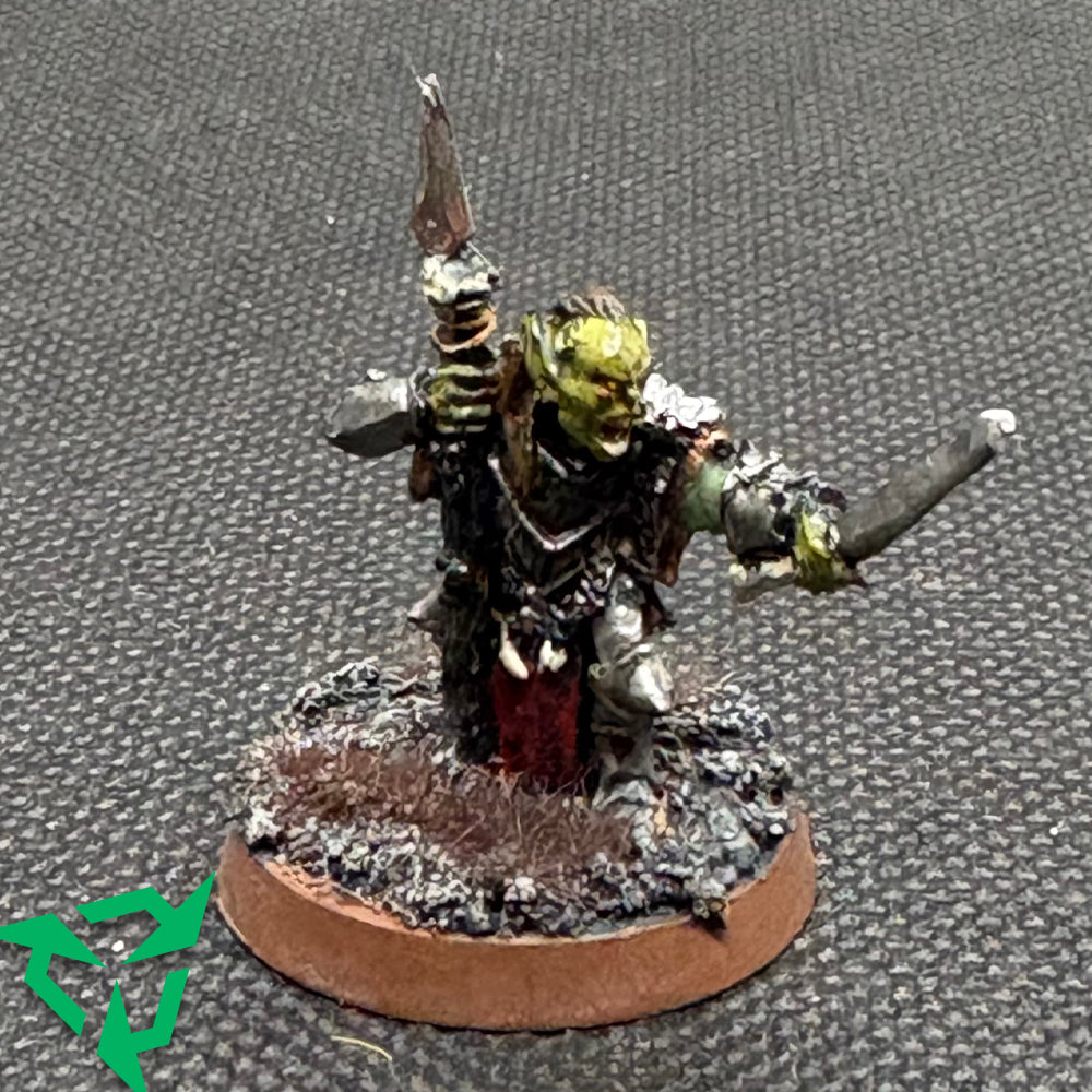 Painted Metal Moria Goblin Shaman Middle Earth Miniature