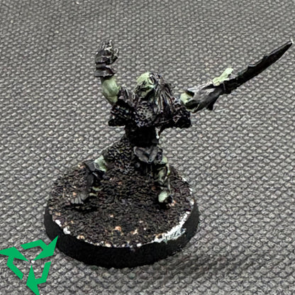 White Metal Moria Goblin Captain Miniature
