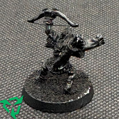 Preloved Moria Goblin Archer Captain - Metal Games Workshop Miniature