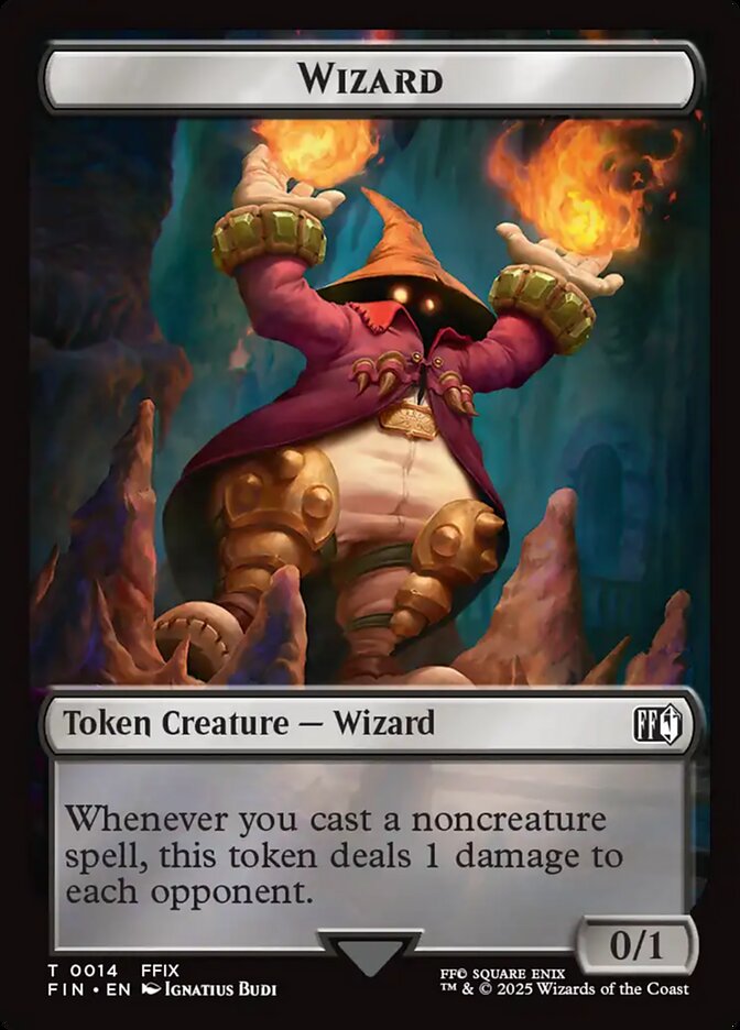 Final Fantasy Wizard Token #014 Card Front