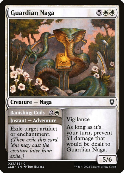 Guardian Naga // Banishing Coils - Commander Legends #023