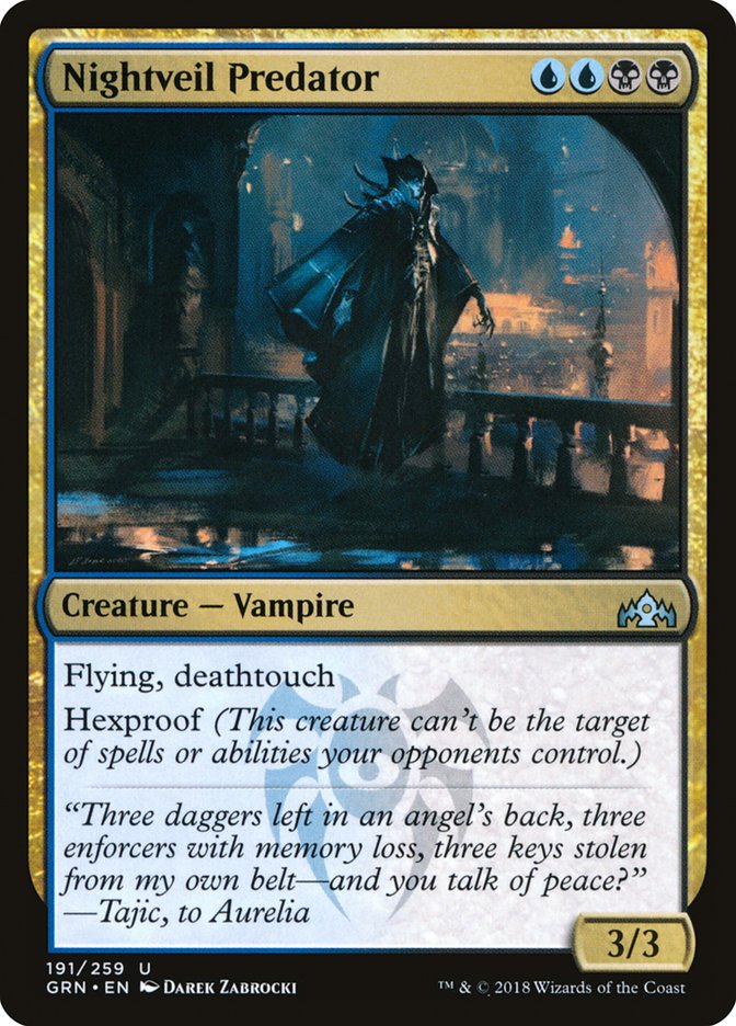 Nightveil Predator MTG Singles | Guilds of Ravnica #191
