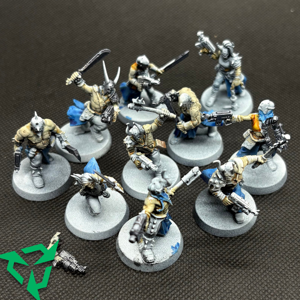 Preloved Chaos Cultists - Part Painted