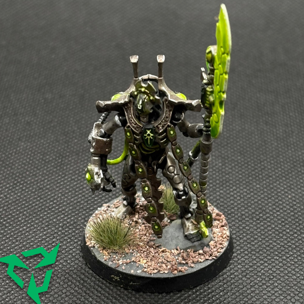 Primed Necrons Overlord With Tachyon Arrow
