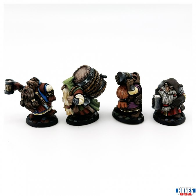 30139 Drinking Dwarves Reaper Legends RPG Minis