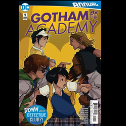 Gotham Academy Annual #1 from DC comics written by Becky Cloonan and Brenden Fletcher with art by Christian Wildgoose
