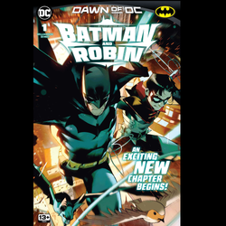 Dawn Of DC Batman and Robin #1  from DC by Joshua Williamson with art by Simone Di Meo.