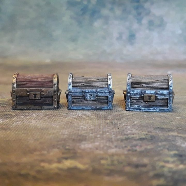 Treasure Chests x 3 - Iron Gate Scenery