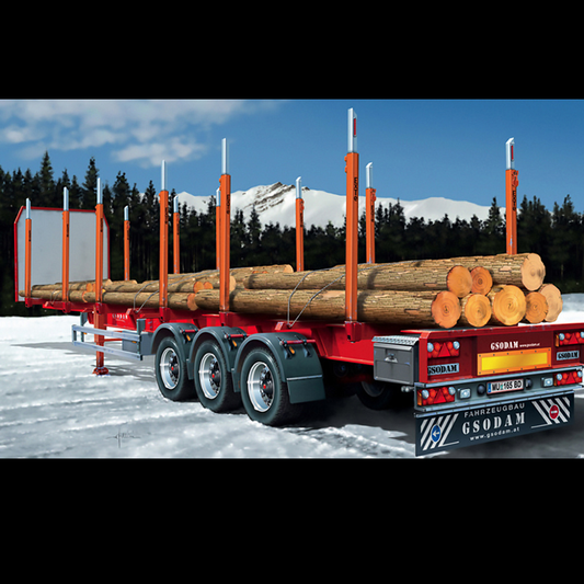 Italeri Timber Trailer Model Kit...