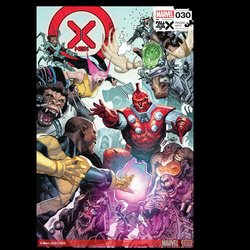 X Men #30 from Marvel Comics written by Gerry Duggan with art by Phil Noto. As the chaos of mutantkind's fight back against their fall at the hands of Orchis rages in Fall Of The House Of X, other forgotten foes come from the woodwork to take on the X-Men in their time of peril 