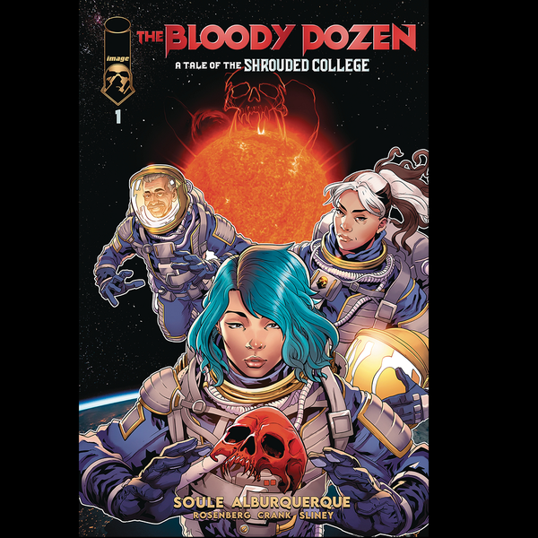 Bloody Dozen Shrouded College #1 by Image Comics with cover A by Charles Soule with artist Alberto Jimenez Alburquerque.