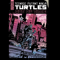 Teenage Mutant Ninja Turtles Out Of Time Annual 2023 from IDW written by Michael Walsh and artist Vlad Legostaev and Santtos. 