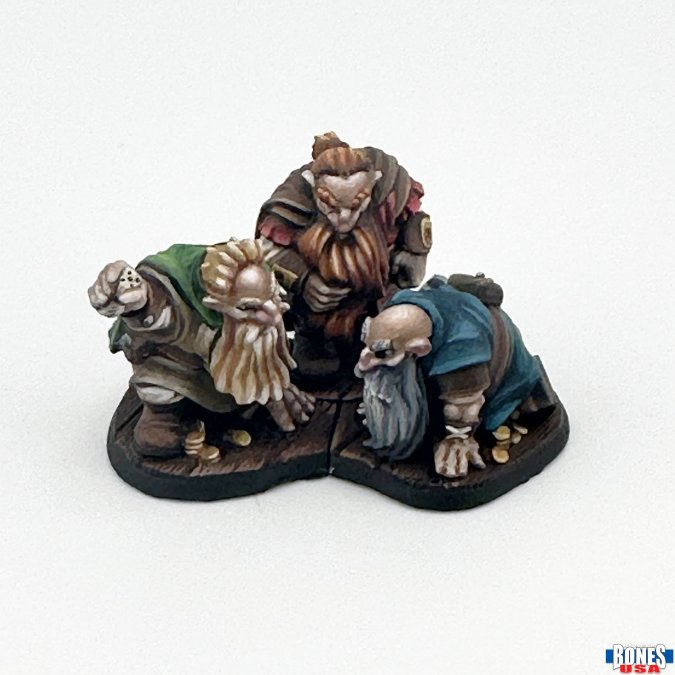 30138 Gambling Dwarves Reaper Legends RPG Minis