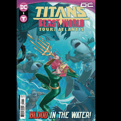 Titans Beast World Tour Atlantis #1 from Dawn of DC written by Sina Grace, Frank Tieri and Meghan Fitzmartin with art by Riccardo Federici, Valentine De Landro and cover art A.