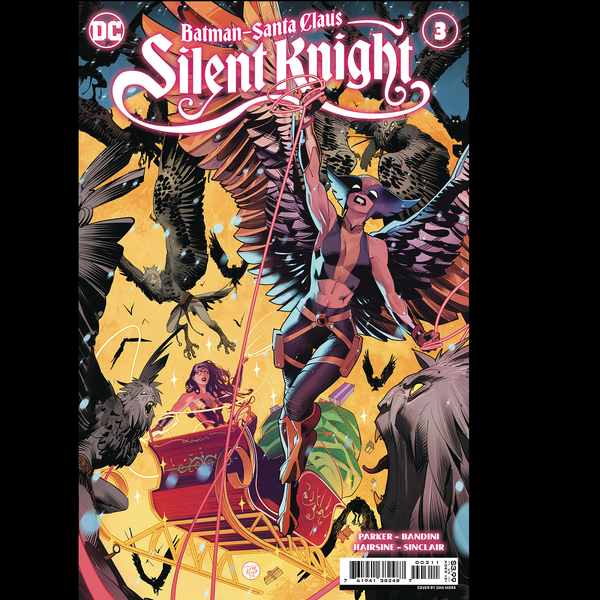 Batman Santa Claus Silent Knight #3 from DC written by Jeff Parker with art by Michele Bandini and cover A by Dan Mora. Issue 3 of 4 in the mini series.