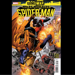 Gang War Miles Morales: Spider-Man #16 from Marvel Comics written by Cody Ziglar with art by Federico Vicentini.